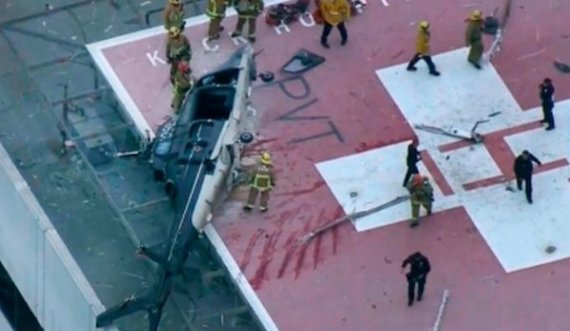 Momente paniku, helikopteri ambulancë rrëzohet mbi tarracën e spitalit