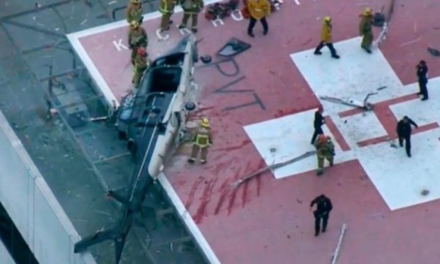 Momente paniku, helikopteri ambulancë rrëzohet mbi tarracën e spitalit