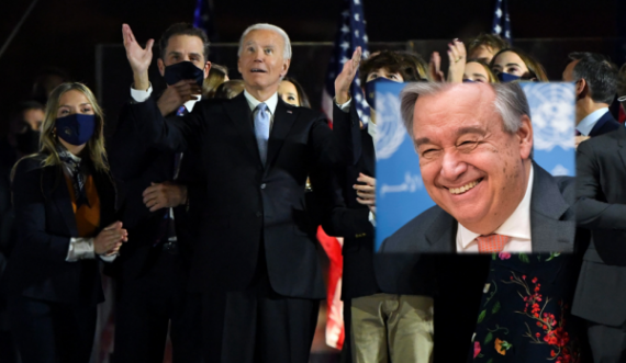 Joe Bideni urohet për fitore edhe nga Sekretari i Përgjithshëm i OKB-së, Antonio Guterres