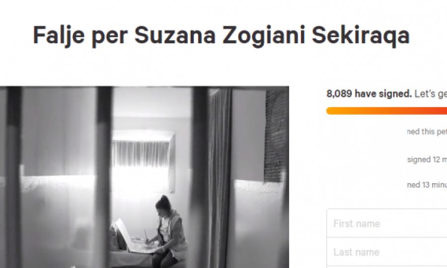  Mbi 8 mijë persona e nënshkruajnë peticionin për faljen e kosovares që vrau burrin me sëpatë 