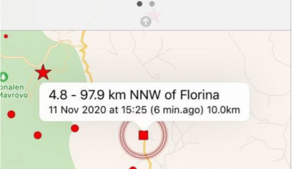 Mësohet epiqendra e tërmetit që dridhi edhe Kosovën