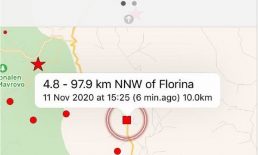 Mësohet epiqendra e tërmetit që dridhi edhe Kosovën