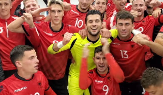  Kjo është festa e Shqipërisë U21 pas fitores kundër Kosova U21 