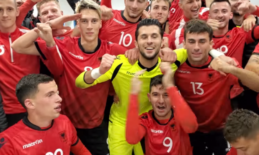  Kjo është festa e Shqipërisë U21 pas fitores kundër Kosova U21 