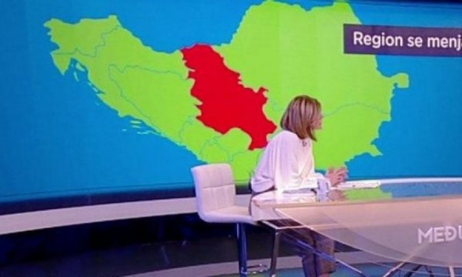 Televizioni serb nuk e vë Kosovën në hartë si pjesë të Serbisë, hatrohet media e kontrolluar nga Vuçiçi