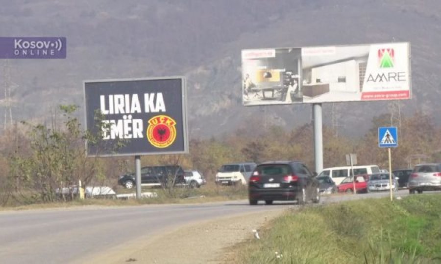 Shkatërrohet billbordi “Liria ka emër” në Graçanicë