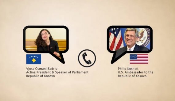 Osmani e Kosnett bisedojnë virtualisht për zhvillimet në vend