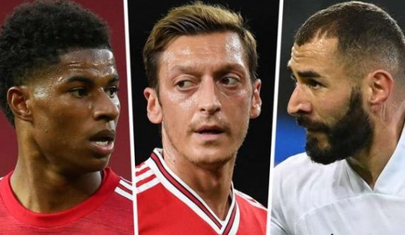 Ozil shmang Arsenalin, zgjedh Rashfordin në skuadrën e tij të ëndrrave
