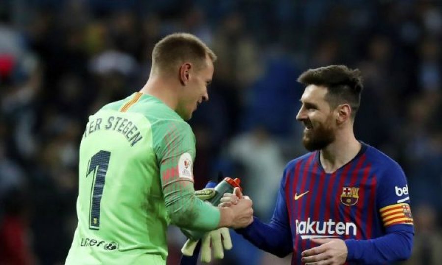 Ter Stegen po e lutë Messin të qëndrojë në Barcelonë