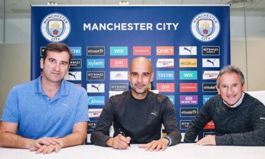 Zyrtare: Pep Guardiola e vazhdon kontratën Manchester Cityn