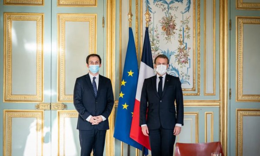 Ambasadori Gashi falënderon Macronin për ftesën në Pallatin Elysee