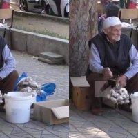 Ky shqiptar është 108 vjeç por del shetë në rrugë për të blerë ilaçet e gruas së sëmurë