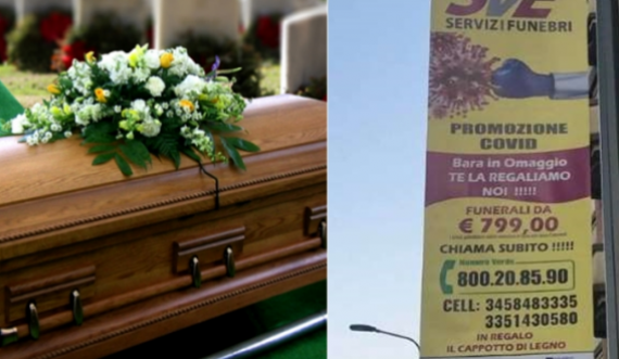 Agjencia e funeraleve nxjerr ‘oferta’ për të vdekurit nga koronavirusi