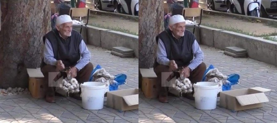  Ky shqiptar është 108 vjeç por del shetë në rrugë për të blerë ilaçet e gruas së sëmurë