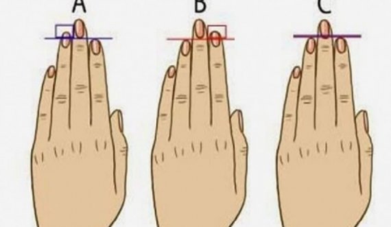 Gishtat tuaj tregojnë personalitetin tuaj – çfarë lloj gishtash keni?