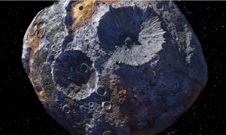 Zbulohet asteroidi i rrallë metalik i fshehur mes Marsit e Jupiterit