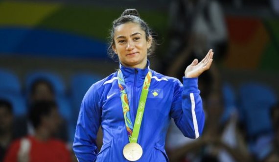 Faqja zyrtare e Lojërave Olimpike për Majlinda Kelmendin: Vajza e artë e Kosovës