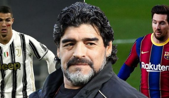 Maradona i kishte dhënë fund debatit për Messin dhe Ronaldon