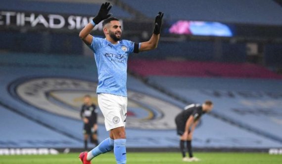 City e shkatërron Burnleyn, Mahrez shënon het-trik