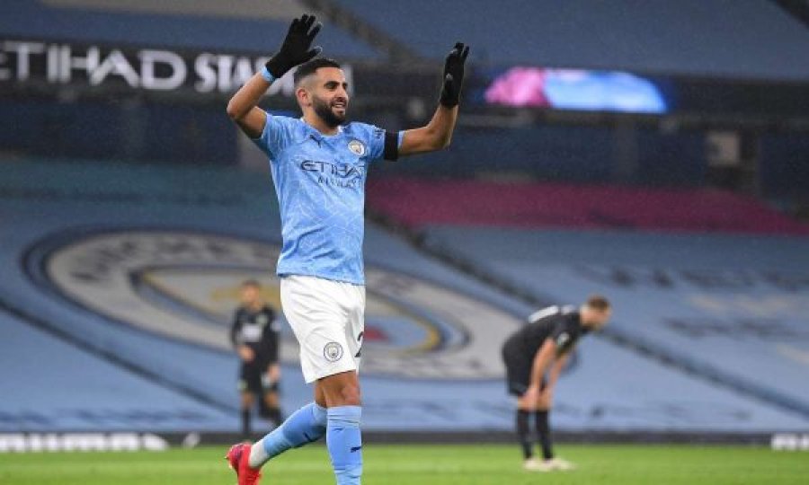 City e shkatërron Burnleyn, Mahrez shënon het-trik