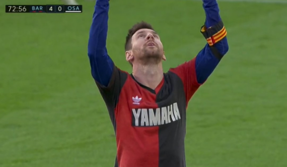 Messi shënon gol të jashtëzakonshëm dhe ia kushton Maradonës