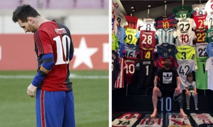 Historia sesi fanella origjinale e Maradonës përfundoi tek Messi