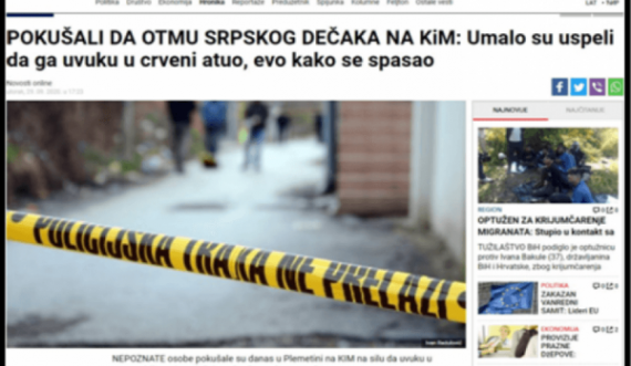 Policia e Kosovës demanton trillimin e mediave serbe për rrëmbimin e një fëmije