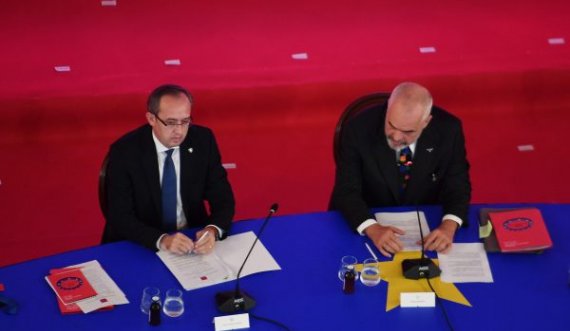 Këto janë të gjitha marrëveshjet që janë nënshkruar sot mes Kosovës dhe Shqipërisë