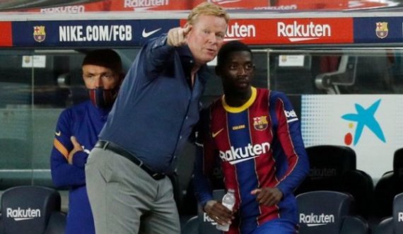 Koeman tregon pse nuk luajti Dembele, i preferon Pedrin dhe Trincaon 