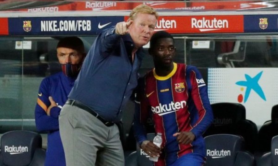 Koeman tregon pse nuk luajti Dembele, i preferon Pedrin dhe Trincaon 