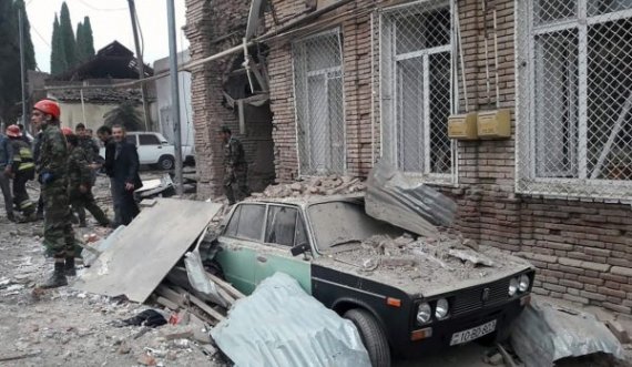Armenia bombardon qytetin e dytë më të madh azer