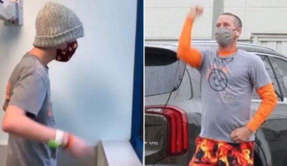 Djali i vuan nga leukemia, babai bën të pamundurën para spitalit për ta bërë të lumtur