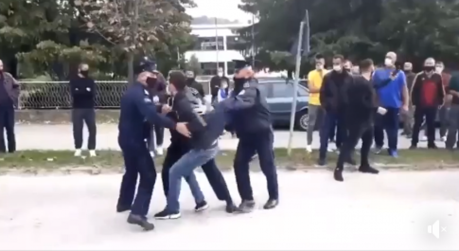 Policia për protestën e tensionuar në Kamenicë: Ka qenë një tollovi, por u ulën tensionet