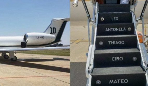 Brenda aeroplanit luksoz të Leo Messit 