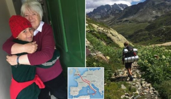 'Përqafimi më i ngrohtë ndonjëherë', 11-vjeçari bën 2700 km në këmbë, në 3 muaj, për të takuar gjyshen