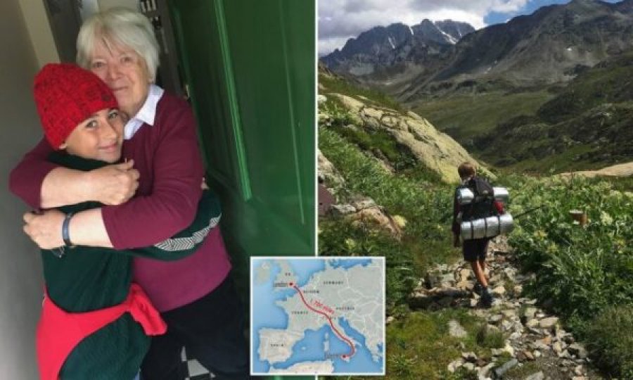 'Përqafimi më i ngrohtë ndonjëherë', 11-vjeçari bën 2700 km në këmbë, në 3 muaj, për të takuar gjyshen