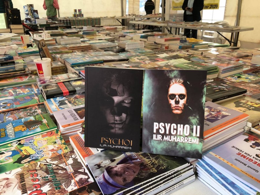 Romanet horror 'Psycho I' dhe 'Psycho II' tërheqin vëmendje në Panairin e librit në Ferizaj