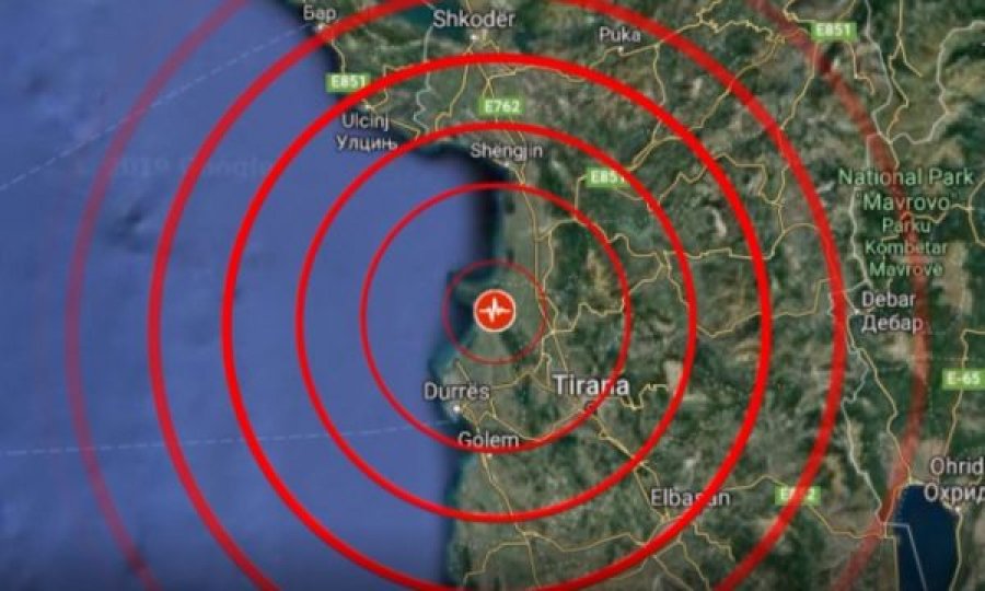 Tërmet i fortë me magnitudë 4,9 ballë Rihter shkund Shqipërinë