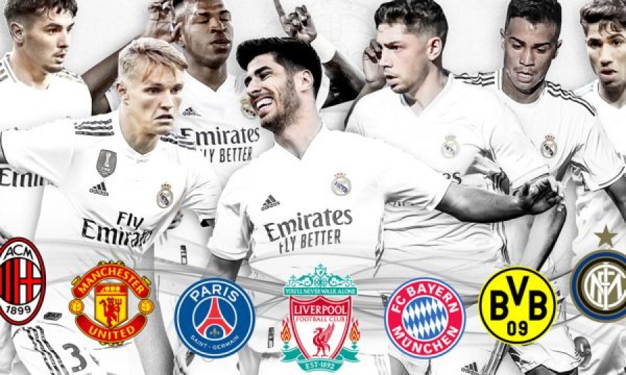 Gjigantët evropianë në kërkim të talenteve të Real Madridit