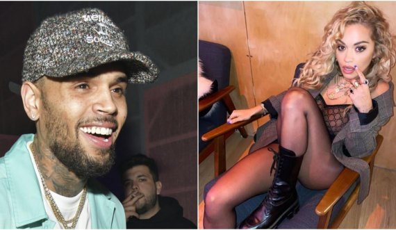 U kap “mat” nga paparacët, Rita Ora fotografohet me Chris Brown në orët e vona