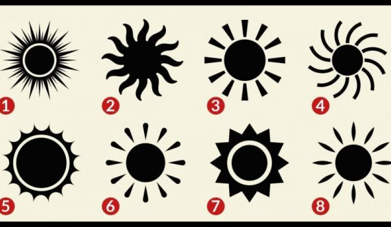 Zgjidhni një diell dhe zbuloni tiparet e fshehura të personalitetit tuaj!