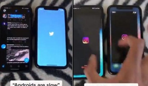 Android më i shpejtë se iPhone, kjo video e dëshmon këtë