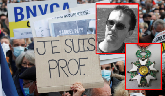 Franca do ta nderojë mësuesin e vrarë me titullin më të lartë, “Legjion Nderi”