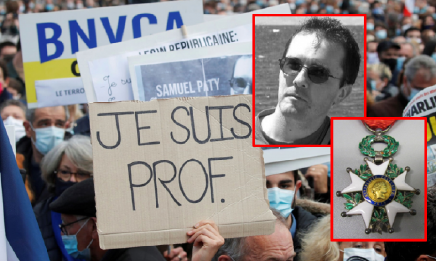 Franca do ta nderojë mësuesin e vrarë me titullin më të lartë, “Legjion Nderi”