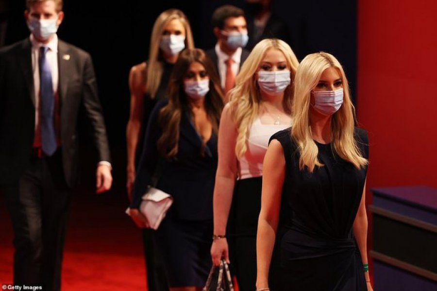 Pas kritikave të ashpra, gratë e familjes Trump vendosin maskat