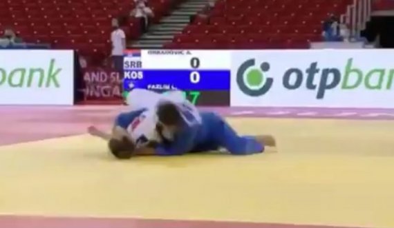 Laura Fazliu e shpartallon serben, fiton me ippon