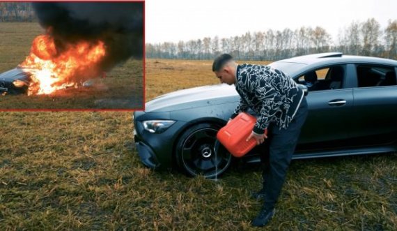 Njëzetvjeçari rus ia vë flakën Mercedesit AMG që kushton 150 mijë dollarë