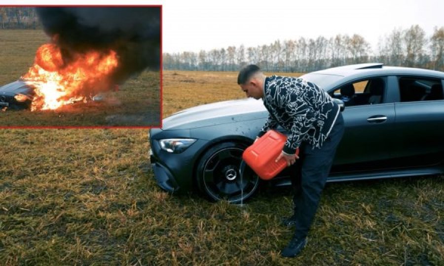 Njëzetvjeçari rus ia vë flakën Mercedesit AMG që kushton 150 mijë dollarë