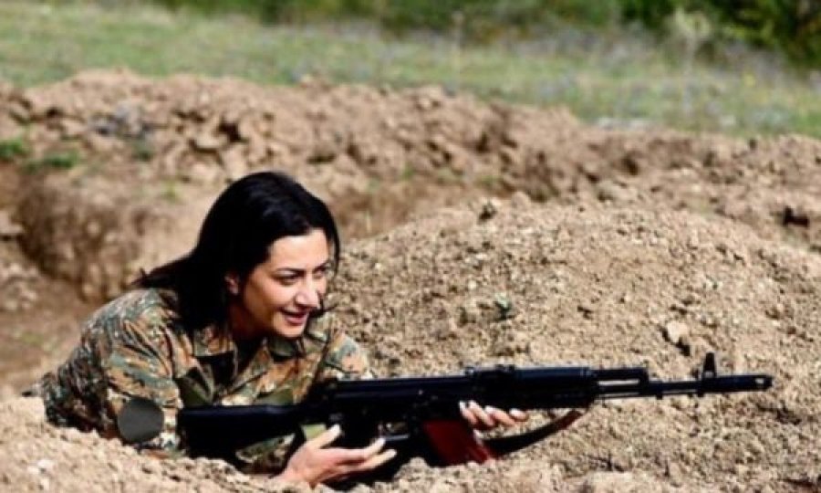 Zonja e Parë e Armenisë në frontin e luftës, bashkë me 13 gra do të trajnohet për 45 ditë