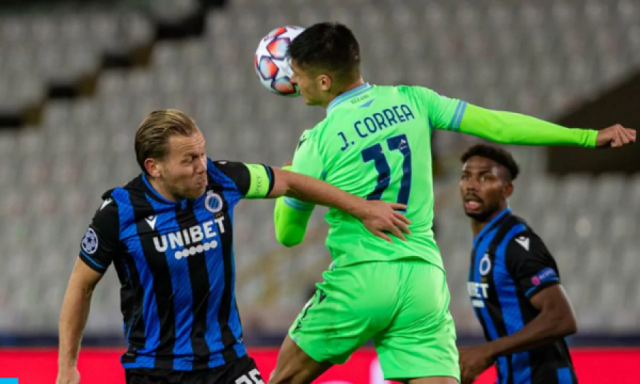 Muriqi luan 40 minuta në barazimin e Lazio kundër Club Brugge